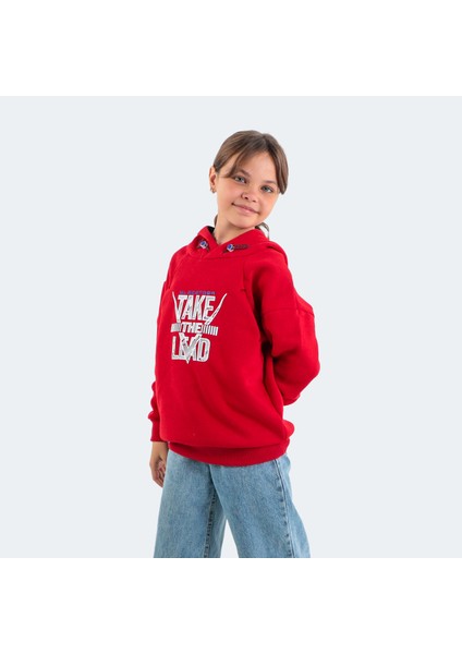 DO IN Unisex Çocuk Sweatshirt Kırmızı fiyatları