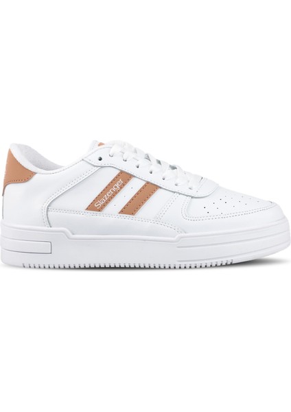 CAMP IN Kadın Sneaker Koşu & Yürüyüş Ayakkabısı Beyaz / Somon