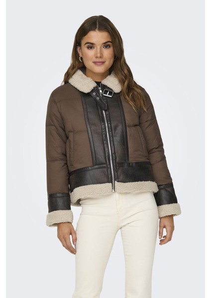 Onlmelinda Regular Fit Kemerli Gömlek Yaka Mont Bayan Mont 15324139