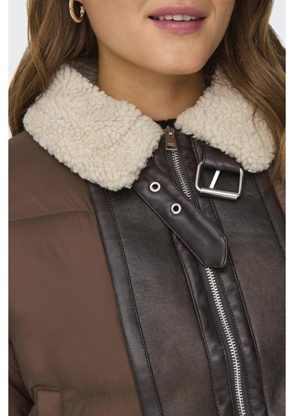 Onlmelinda Regular Fit Kemerli Gömlek Yaka Mont Bayan Mont 15324139 indirimleri