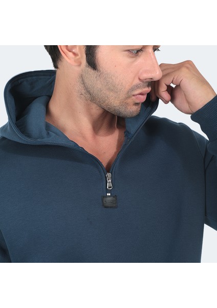 BAHA Erkek Sweatshirt Indigo fırsatları