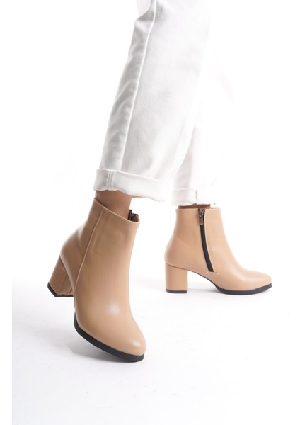 Kadın Klasik Düz Topuklu Bot Suni Deri Günlük Kullanım 2023 Sonbahar-Kış