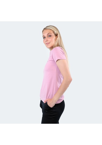 REBELL I Kadın Tişört Pembe