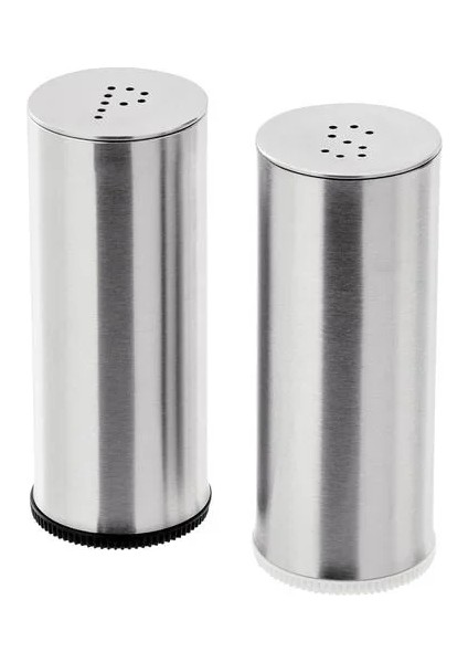 Sumuhome Plats Tuzluk Karabiberlik Paslanmaz Çelik 7 cm 2 Parça
