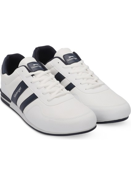 OMEGA IN Büyük Beden Erkek Sneaker Koşu & Yürüyüş Ayakkabısı Beyaz / Lacivert