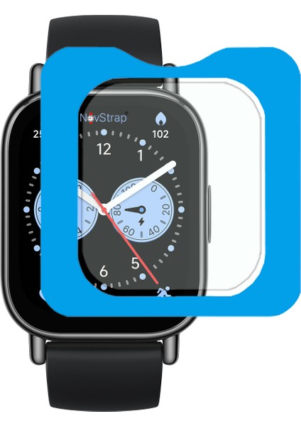 Xiaomi Redmi Watch 5 Lite ile Uyumlu Ekran Koruyucu 9h Temperli Cam Kolay Uygulama Aparatlı