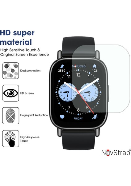 Xiaomi Redmi Watch 5 Lite ile Uyumlu Ekran Koruyucu 9h Temperli Cam Kolay Uygulama Aparatlı fırsatları