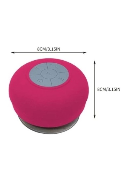 Vakumlu Su Geçirmez Bluetoothlu Mini Duş Hoparlörü fiyatları