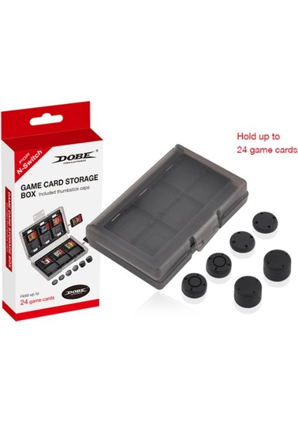 Nintendo Switch Oyun Kartuş Kutusu ve 6lı Analog Koruyucu Seti