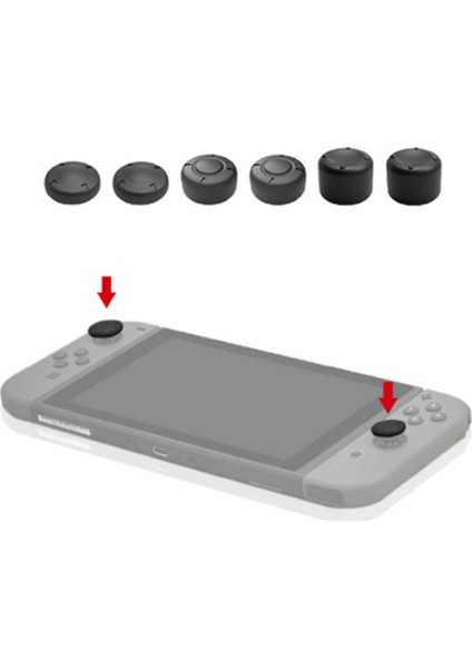 Nintendo Switch Oyun Kartuş Kutusu ve 6lı Analog Koruyucu Seti