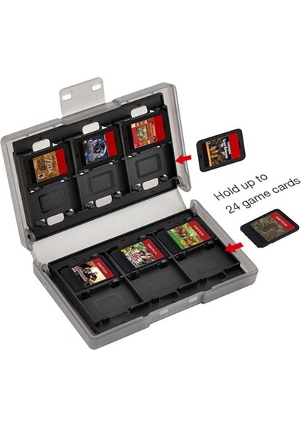Nintendo Switch Oyun Kartuş Kutusu ve 6lı Analog Koruyucu Seti