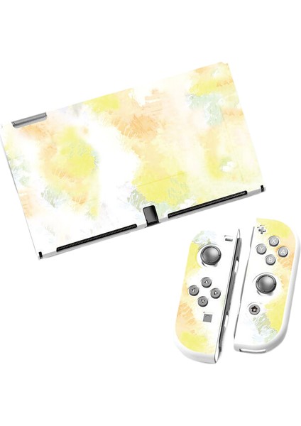 Nintendo Switch OLED Suluboya Serisi Buzlu Koruyucu Kılıf Bölünmüş Tpu Koruyucu Kılıf (Yurt Dışından)