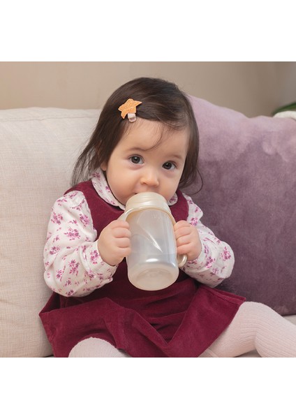 Damlatmaz Eğitici Kulplu Bardak, 160 ml, Pearl, 1 Adet