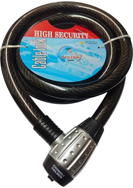 Motosiklet Güçlendirilmiş Çelik Halat Kilit 25X2000 mm Baki fırsatları