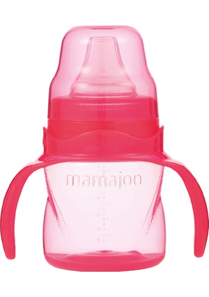 Damlatmaz Eğitici Kulplu Bardak, 160 ml, Pembe, 1 Adet