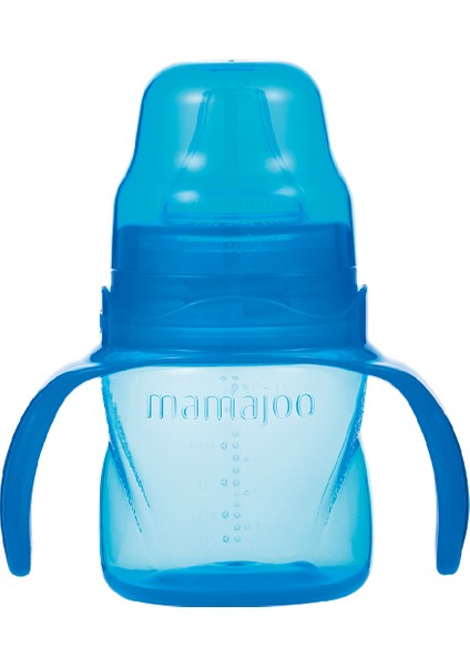 Damlatmaz Eğitici Kulplu Bardak, 160 ml, Mavi, 1 Adet