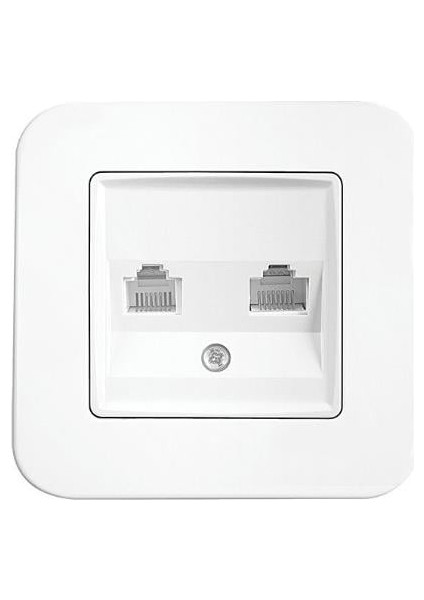 Rollina Data Nümeris Telefon Prizi (RJ45-CAT5E RJ11)