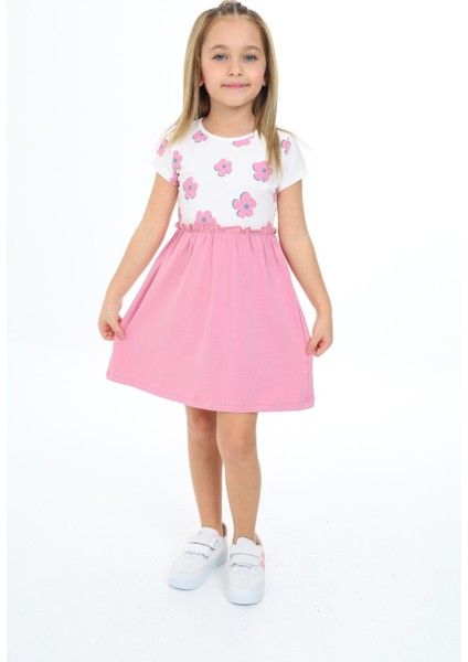 Kız Çocuk Baskılı Elbise