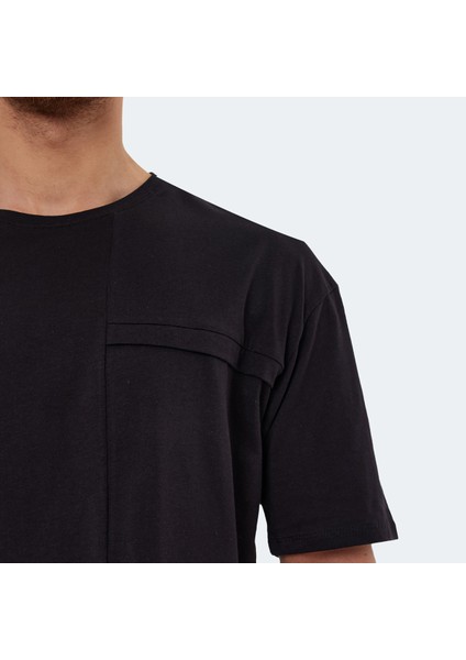 KAURI Erkek Oversize Sweatshirt Siyah