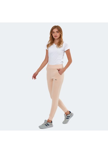 KLAUS Kadın Slim Fit Eşofman Altı Bej modelleri