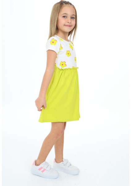 Kız Çocuk Baskılı Elbise modelleri