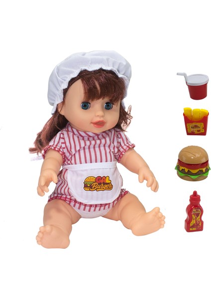 Oyuncak Bebek Maide Burger Yiyiyor Türkçe Konuşur Oynar Gözlü