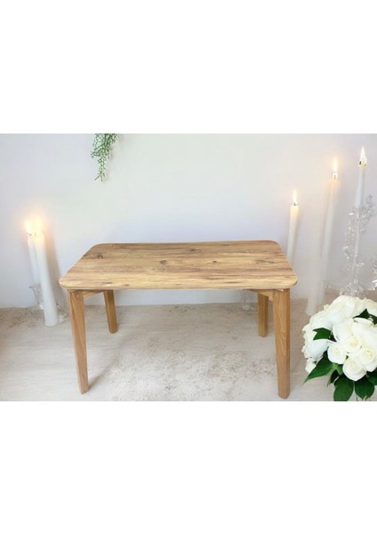 Bambeds Mobilya, Yemek Masası, 70 x 110ÇAM Wood Bam Akşap Ayak Masa