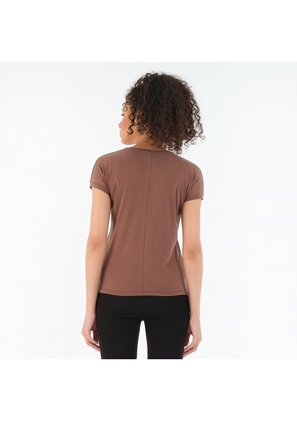 PLAY Kadın Tişört Kahve modelleri