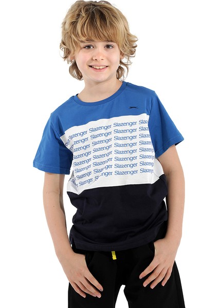 PARS Erkek Çocuk Tişört Saks Mavi