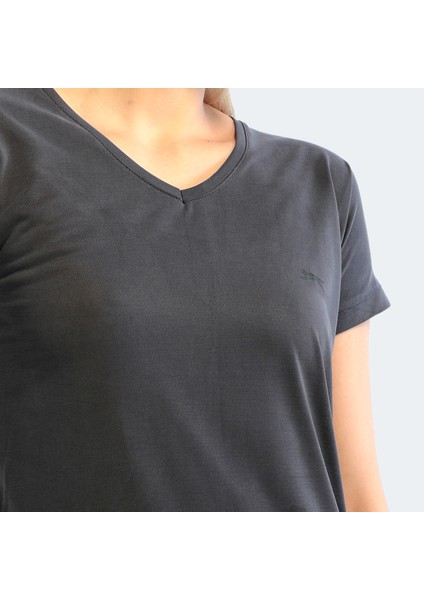 PLAY Kadın Tişört Koyu Gri fırsatları