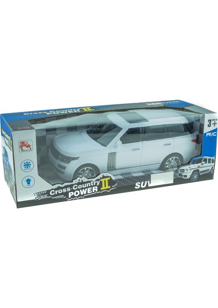 1:16 Ölçek Uzaktan Kumandalı Süper Suv Cross Beyaz Şarjlı Işıklı modelleri