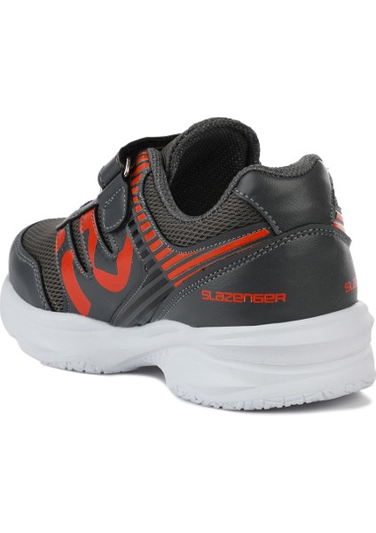 KING Erkek Çocuk Sneaker Koşu & Yürüyüş Ayakkabısı Koyu Gri / Turuncu