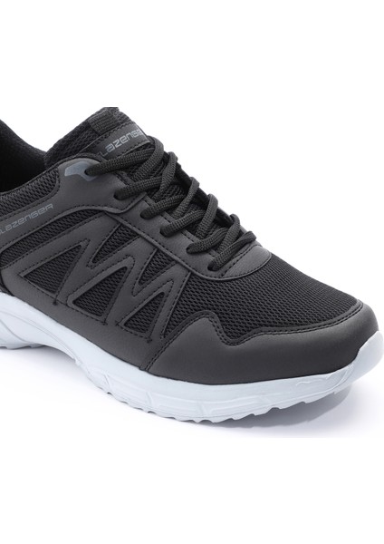 A-BOUT I Erkek Sneaker Koşu & Yürüyüş Ayakkabısı Siyah / Koyu Gri