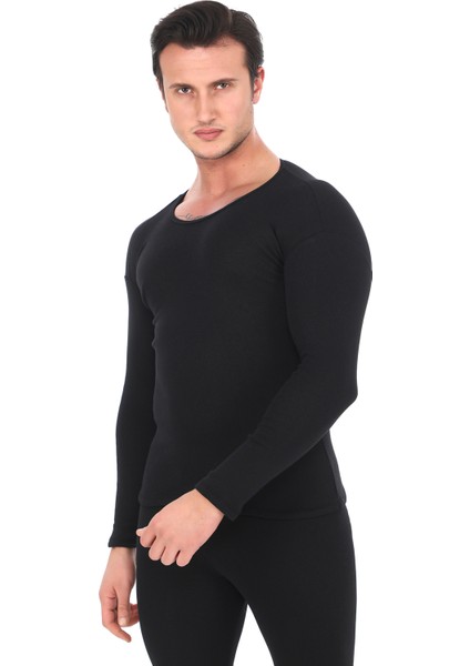Unisex Siyah Termal İçlik Takım , Kışlık Sıcak Tutan Alt Üst Termal Takım fiyatları