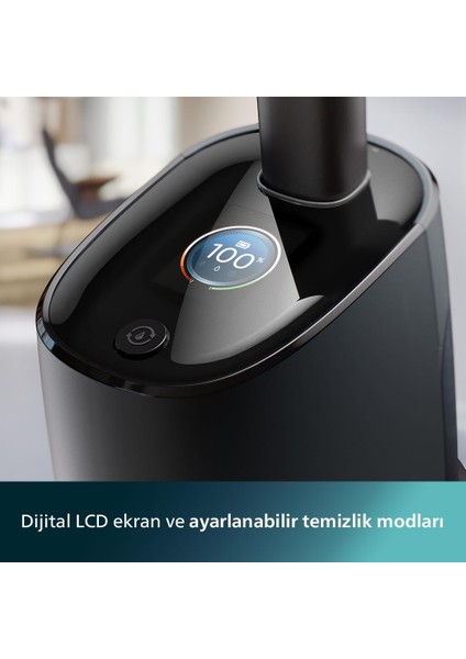7000 Serisi Kablosuz Islak-Kuru Süpürge, Elektrikli Süpürge ve Islak Silme, Otomatik Kendi Kendini Temizleme, 180 M2 + Onerous Mutfak Tartısı