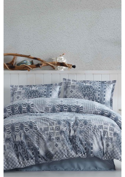 %100 Pamuk Ranforce Tek Kişilik Yorgan Paya V1 Lacivert modelleri