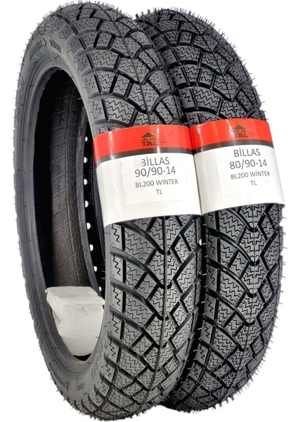 Honda Dio Kışlık Takım 80/90-14 ve 90/90-14 Tl (Tubeless - Dubleks)