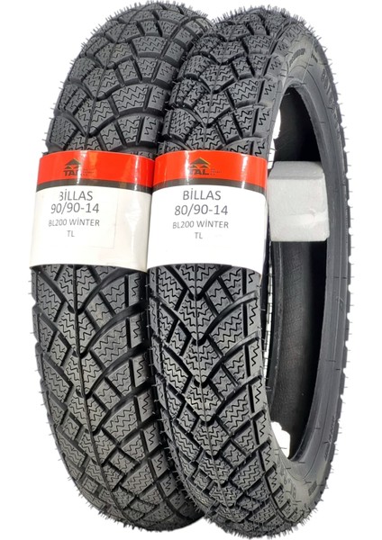 Honda Dio Kışlık Takım 80/90-14 ve 90/90-14 Tl (Tubeless - Dubleks)