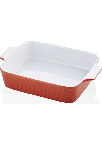 Rossallını Lıfe Brandanı Dıkdortgen Kıremıt Fırın Kabı 33X23X7 cm