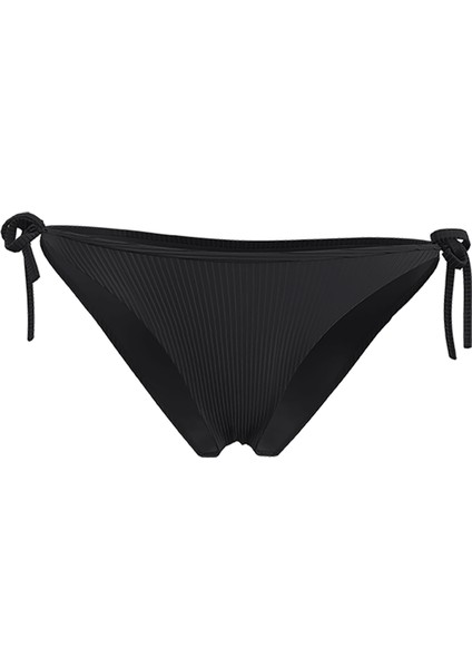 Olaian Kadın İpli Bikini Altı - Siyah - Dokulu - SOFY