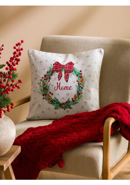 Lcw Home Yılbaşı Temalı Kırlent Kılıfı 45X45 cm