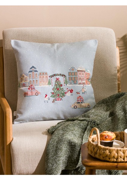 Lcw Home Karışık Yılbaşı Temalı Kırlent Kılıfı 45X45 cm