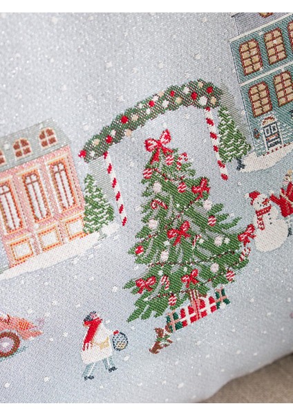 Lcw Home Karışık Yılbaşı Temalı Kırlent Kılıfı 45X45 cm
