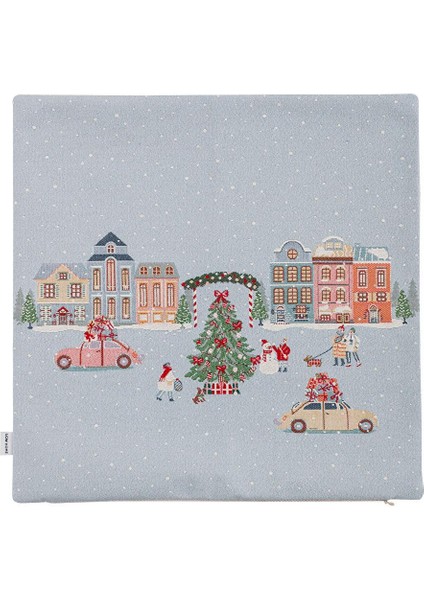 Lcw Home Karışık Yılbaşı Temalı Kırlent Kılıfı 45X45 cm