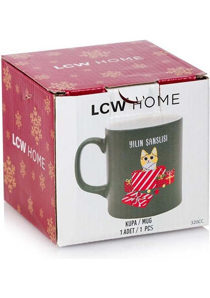 Lcw Home Yılbaşı Temalı Seramik Kupa 320 ml