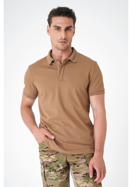Casual Ryker Polo T-Shirt Camel - Xxl