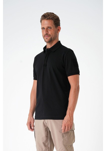 Casual Ryker Polo T-Shirt (Cırtlı) Siyah - Xl fırsatları