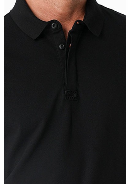 Casual Ryker Polo T-Shirt (Cırtlı) Siyah - 5xl fiyatları