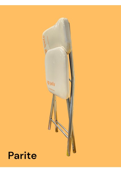 Katlanır Metal Ayaklı Krem Sandalye - Foldable Metal Legs Chair modelleri