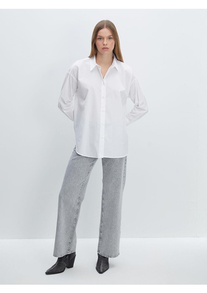 Lcw Vision Oversize Poplin Kadın Gömlek fiyatları